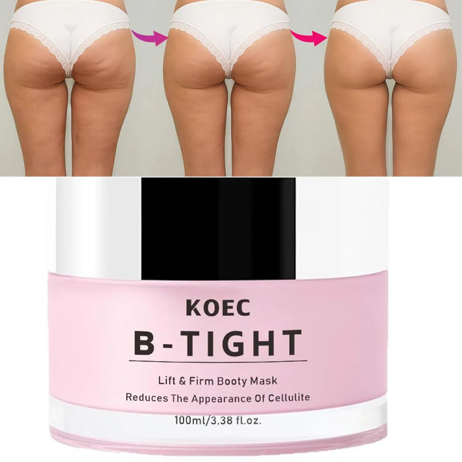 Butt TIGHT Lift Firm Cream - Tighten and Firm Booty, Reduce Loose and Crepey Skin, Firmness, Reduce Cellulite Appearance 100 ml