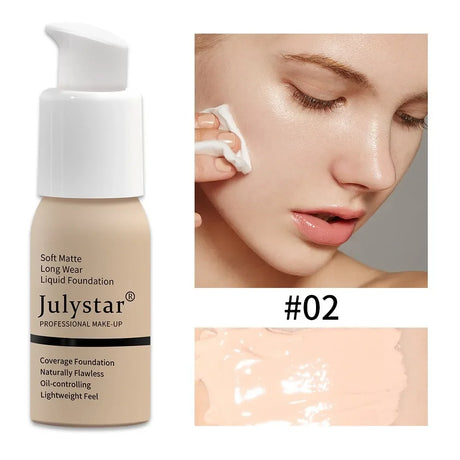 Double Wear Liquid Foundation Stay in Place Long Lasting Concealer Foundation Make-up Oil Control Moisturizing Facial Makeup