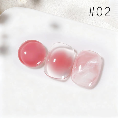 MIANEL 10ML Pure Desire Blush Jelly Gel Nail Polish 2026 New Ice Clear Nude Clear Nail Polish Pink Nails 1-9pcs