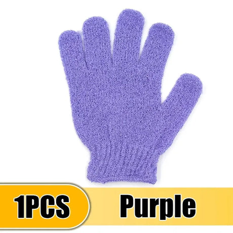 1/2Pcs Five Fingers Bath Gloves Peeling Exfoliating Household Shower Towel Scrub Body Wash Elastic Wipe Back Body Cleaning Tools