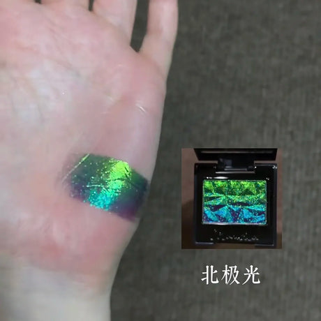 Coldnwild Monochrome Gradual Eye Shadow Chameleon Glitter Blue Purple High Concentration Optical Matching Eyemakeup