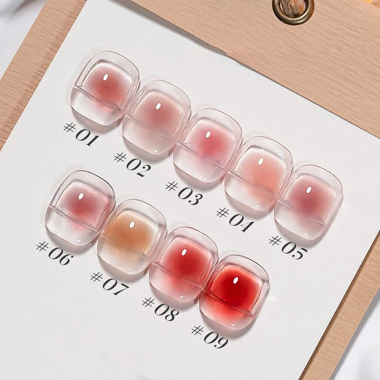 MIANEL 10ML Pure Desire Blush Jelly Gel Nail Polish 2026 New Ice Clear Nude Clear Nail Polish Pink Nails 1-9pcs