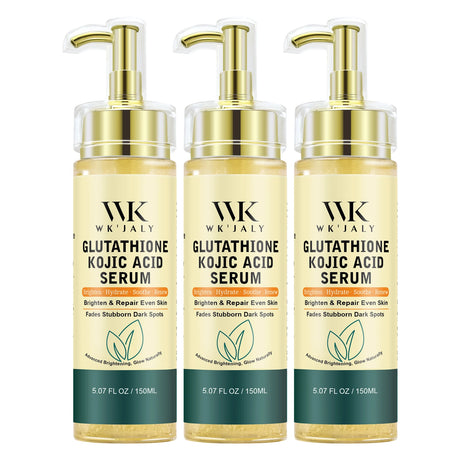 WK JALY Lightening Skin Care Kit for Dark, Black, Caramel Skin, Moisturizing, Acne and Spots Removal, Even Skin Tone for Women