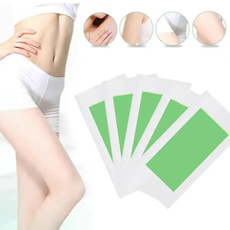 10/20/50Pcs Professional Hair Removal Wax Strips Waxing Wipe Sticker for Face Leg Lip Eyebrow Leg Arm Body Hair Remove Skincare