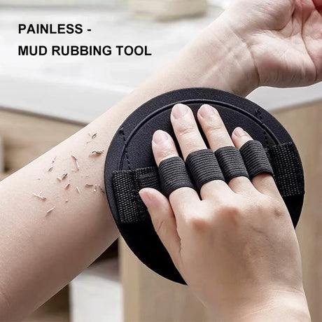 Rubber Round Rubbing Towel Gloves Brushes Exfoliating Dead Skin Deep Cleaning Body Scrub Brush Rubbing Back Bath Shower Tool