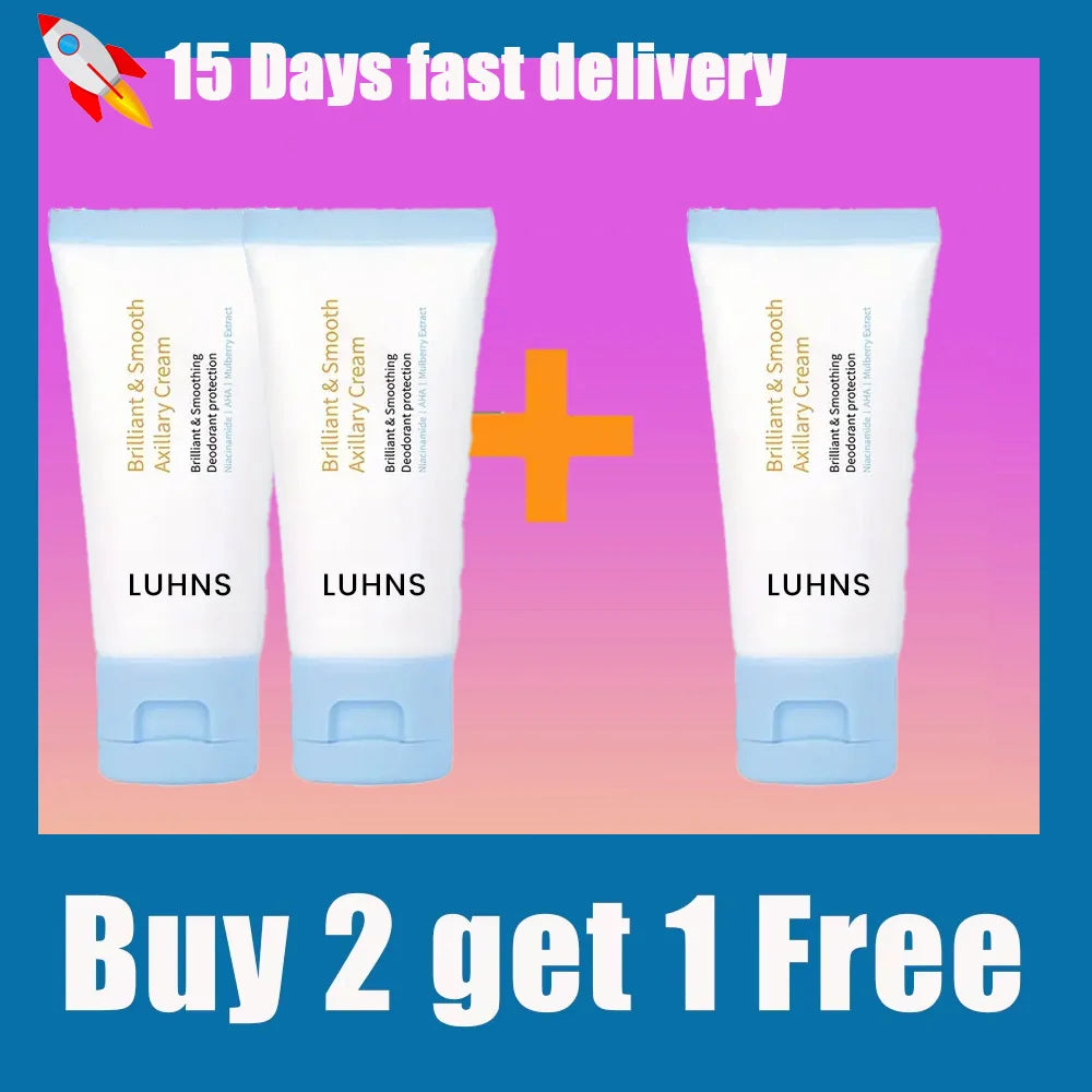 Underarm odor removal and purification whitening cream is suitable for dark skin, brightening, deodorizing, and smoothing