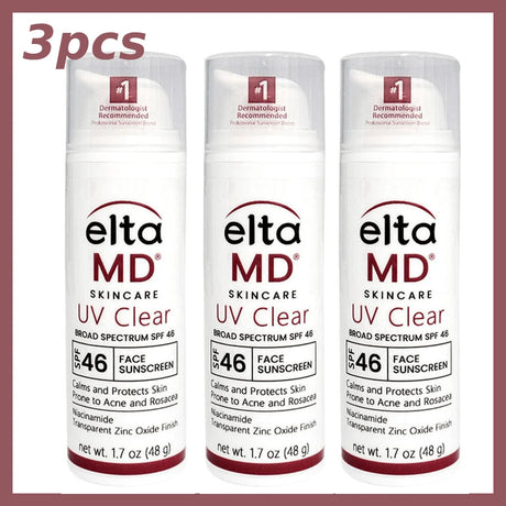 Eltamd 48ml Facial Sunscreen SPF46 UV Sunscreen Anti-Radiation Waterproof&sweatproof Non-greasy for Sensitive and Acne ProneSkin