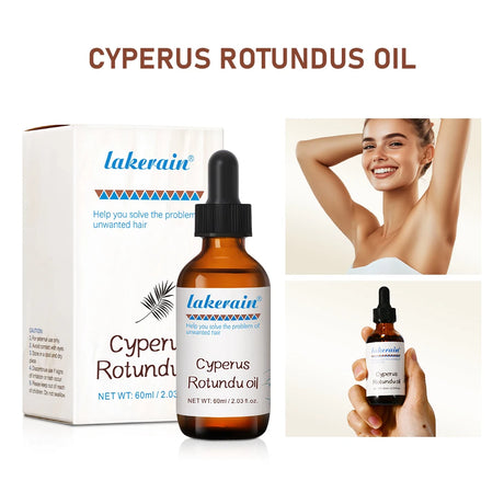 Semi-permanent Cyperus Rotundus Oil Hair Remover Armpit Legs Arms Hair Growth Inhibitor Beauty Skin Care Body Essential Oil