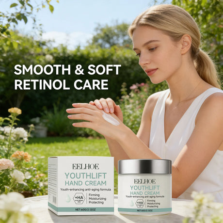 Retinol Hand Cream Nourishing Repair Soften Skin Prevent Dryness Cracking Beauty Long-Lasting Moisturizing Hand Skincare Lotion