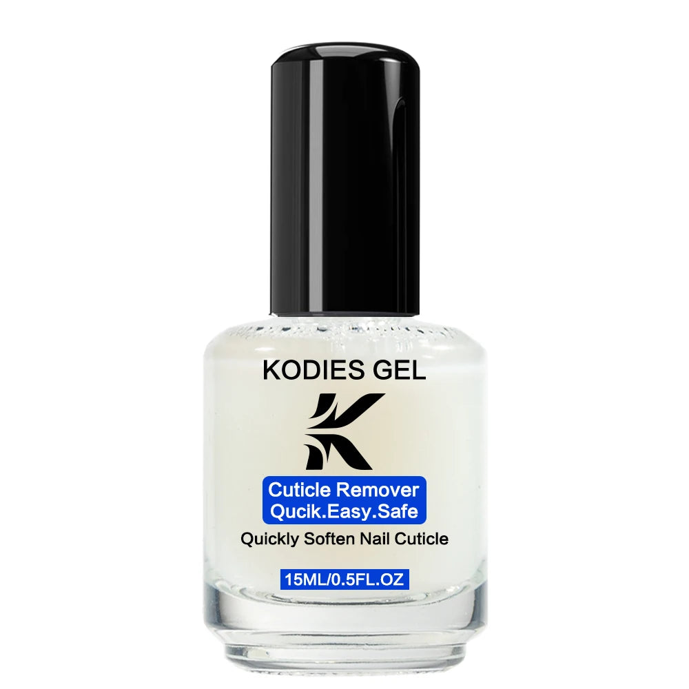 KODIES GEL Cuticle Remover 15ML Gentle Exfoliator Foot Cuticle Oil Softener Liquid Nail Art Treatment Manicure Repair Care Tools