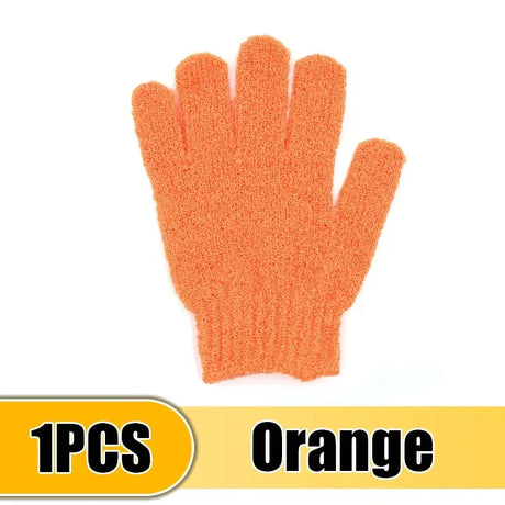 1/2Pcs Five Fingers Bath Gloves Peeling Exfoliating Household Shower Towel Scrub Body Wash Elastic Wipe Back Body Cleaning Tools
