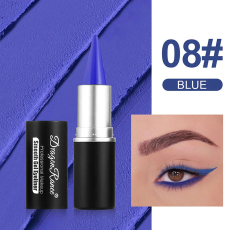Matte Eyeliner Pencil Black White Blue Green Cream Waterproof