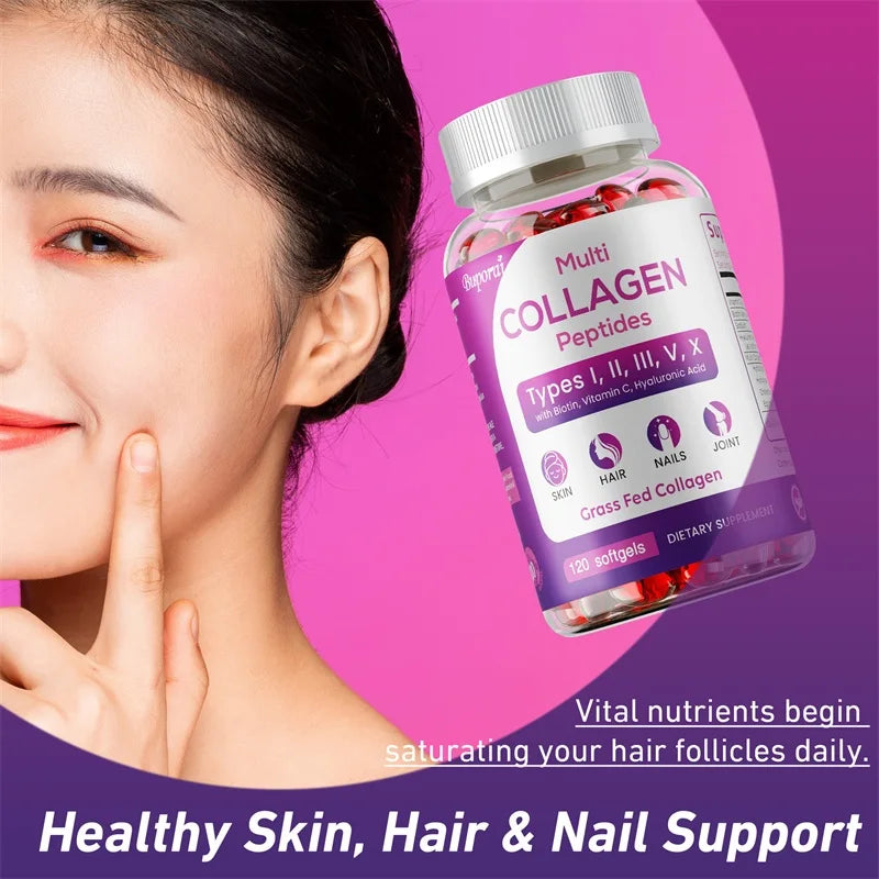 Collagen Peptides - Supports Overall Health, Improves Gut and Digestive Function, Enhances Absorption, Boosts Immunity, Non-GMO