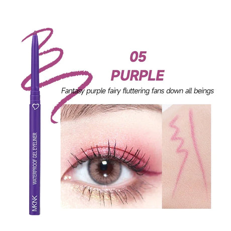 Waterproof Matte Eyeliner Pen, Quick Dry, Long-Lasting, Smooth