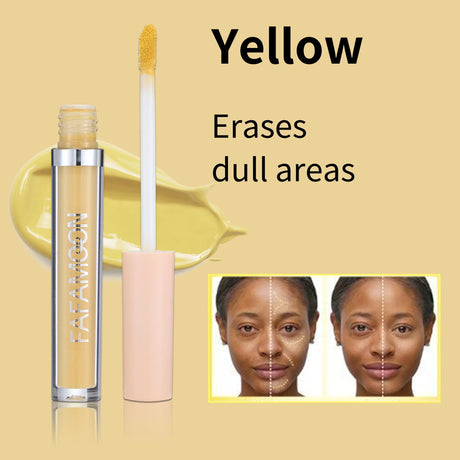 Waterproof Concealer Moisturising Coverage Dark Circles Acne Cream Liquid Foundation Waterproof Correcting Skin Color Cosmetics