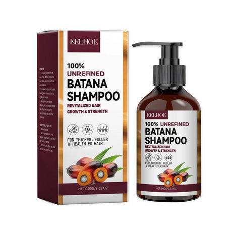 Batana Oil Shampoo Deep Cleaning Moisturizing Smooth Anti Frizzy Repair Damaged Hair Regulate Scalp Oil Regrowth Hair Care Set