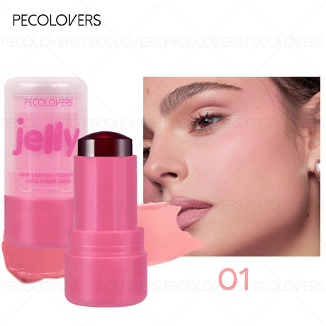 1PC Natural Soft, Long-lasting Jelly Blush - Gloss, Versatile, High Color Rendering, Suitable for Festival and Stage Makeup