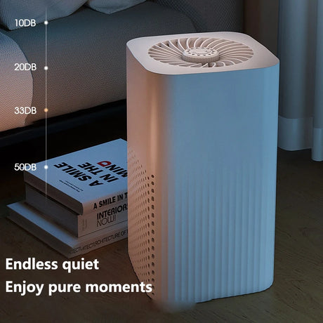 Lenovo Smart Air Purifier Desktop Air Cleaner 360°Air Intake Eliminate Formaldehyde Smoke Dust Quickly Removes Odors Low Noise