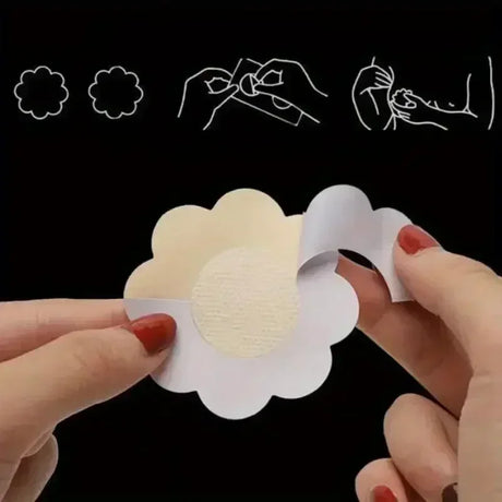 Women Safety Nipple Cover Stickers Sexy Breast Lift Tape Patch Intimates Female Self-Adhesive Invisible Bra Chest Nipple Padding