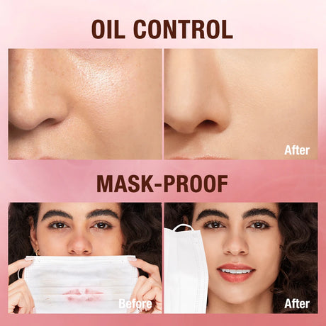 Wholesale O.TWO.O Face Powder 24 Hours Oil-control Waterproof Matte Face Makeup Cosmetic Setting Compact Powder