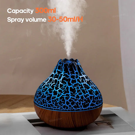 Creative Volcano Air Humidifier Desktop Electric USB Humidificadore Water Mist Diffuser Purifier Air Freshener