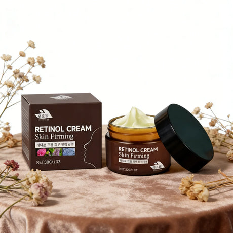 Hanchobit Retinol Cream Botanical Extracts Diminish Fine Lines Improve Skin Texture Gentle Deep Moisturizing Skin Firming Cream