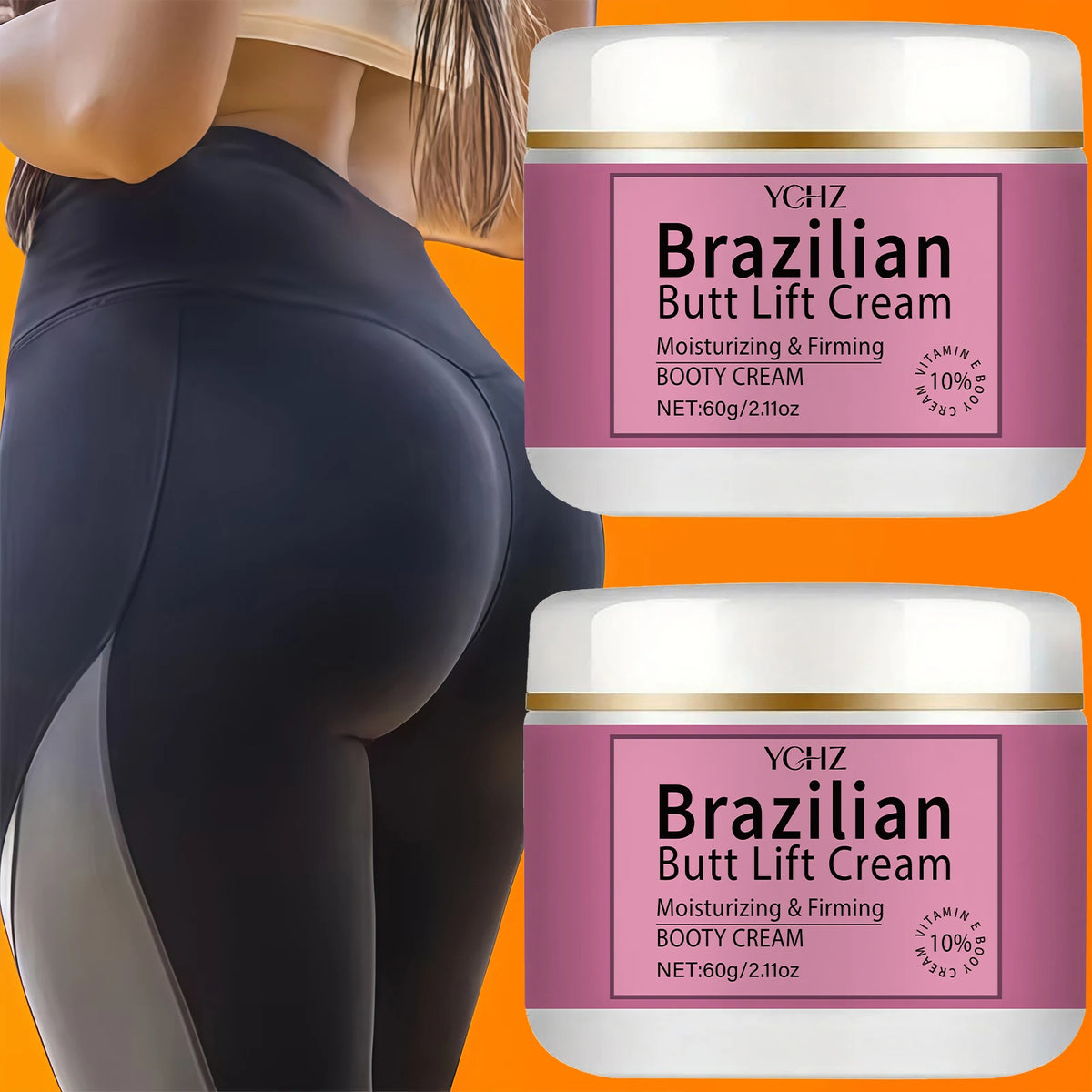 Butt-Lifting Cream, Containing Vitamin E - Instant Butt-Lifting and Firming Massage Gel, Suitable for All Skin Types, Moisturizing and Plumping Cream, Specifically Designed for Butt Shaping and Care