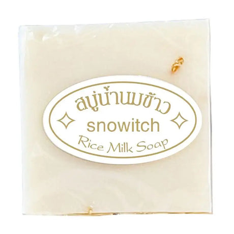 Thai Rice Milk Soap Handmade Soap Bar Gentle Facial Body Bath Shower Cleansing Moisturizing Nourishing Skin Face Body Wash Bar