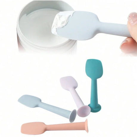 Baby Diaper Cream Applicator Silicone Scraper Butt Spatula Applicator with Suction Cup Silicone Care Tool