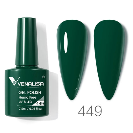 VIP5 Venalisa Nail Gel Polish Jelly Color HEMA/TPO FREE Nude Pink Semi Permanent Soak Off UVLED Gel Polish Sparkle Gel Varnish