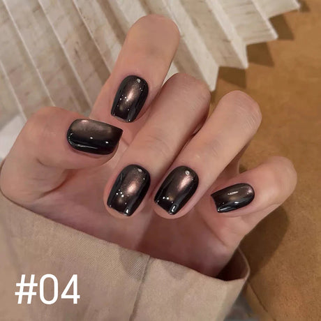 12ml 1-21pcs Brown Gold Cat Eye Gel Nail Polish Hot Selling Winter Whitening Magnet Gel Polish Gold Nails Nail Supplies Nail Art