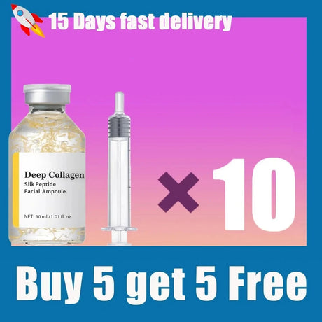 Silk Peptide Intensive Lifting Ampoule |Anti-Aging Serum For Face With Collagen & 30 Peptide Complex Skin Tightening & Firming