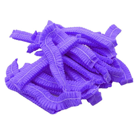 100pcs/Pack Disposable Hair Head Covers Net Bouffant Dustproof Anti Dust Caps Breathable Shower Bathing Hats Kitchen