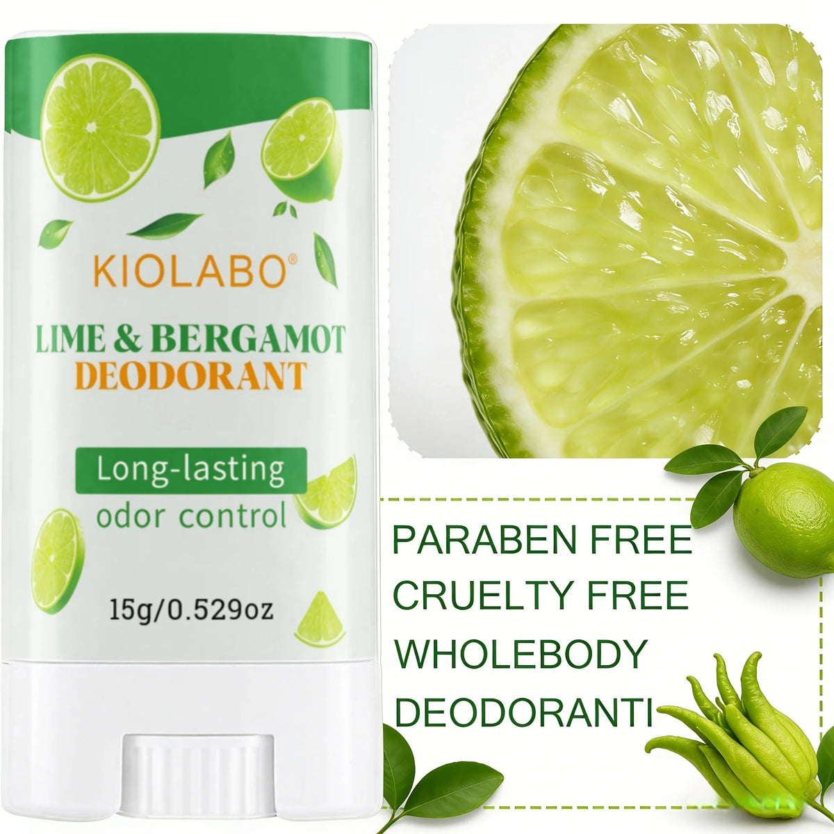 15g deodorizing cream, moisturizing and refreshing, non greasy, easy to absorb. All day refreshing deodorizing cream | 15g multi