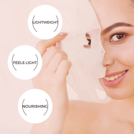 Bio-Collagen face Mask Hydrating Overnight Hydrogel Moisturizing Facial Mask VC Whitening Anti aging Skincare 1/2/5pcs
