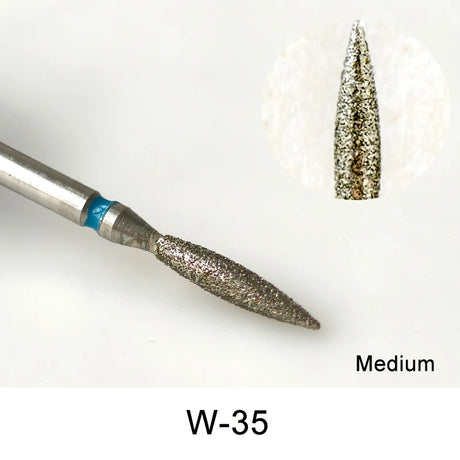 Diamond Ceramic Nail Drill Bits Milling Cutter For Manicure Left Right Rotary Cuticle Files Buffer DIY Nails Accessories Tools