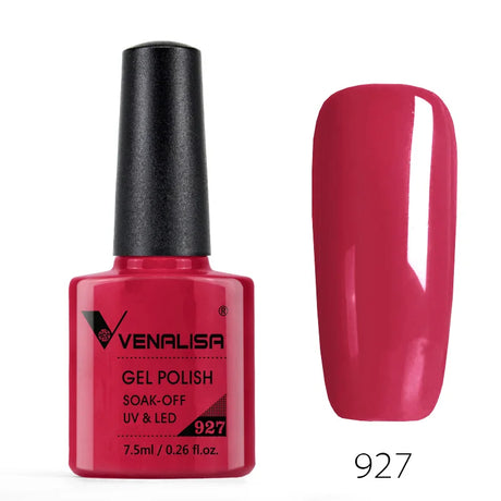 Venalisa 7.5ml Fashion Shiny Soak Off UV Gel Nail Gel Polish Cosmetics Nail Art Manicure Nails Gel Polish Tips Nail Varnish