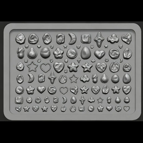 Ocean Themed Silicone Nail Art Mold Baroque Pearl Love Summer Beach Shell Conch Starfish Pattern 3D Carving Template Mold