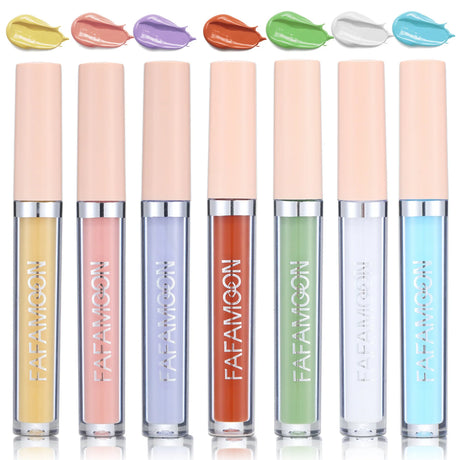 Waterproof Concealer Moisturising Coverage Dark Circles Acne Cream Liquid Foundation Waterproof Correcting Skin Color Cosmetics