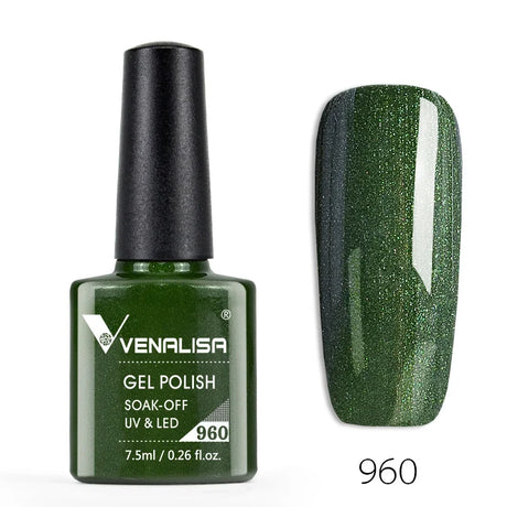 Venalisa 7.5ml Fashion Shiny Soak Off UV Gel Nail Gel Polish Cosmetics Nail Art Manicure Nails Gel Polish Tips Nail Varnish