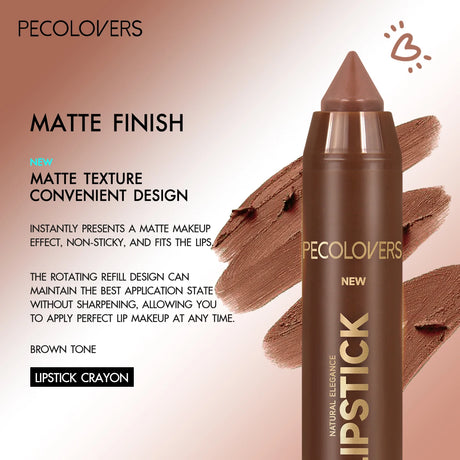 Fine Tip Lip Liner Pen Soft Mist Matte Lip Crayon Sexy Brown Red Lipstick Pencil Lip Contouring Lipliner Outline Tint Cosmetic