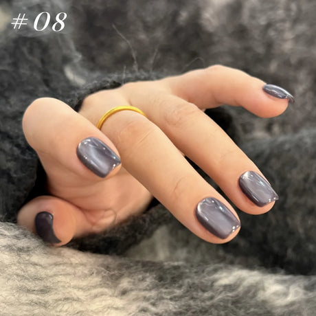 12ml 1-21pcs Brown Gold Cat Eye Gel Nail Polish Hot Selling Winter Whitening Magnet Gel Polish Gold Nails Nail Supplies Nail Art