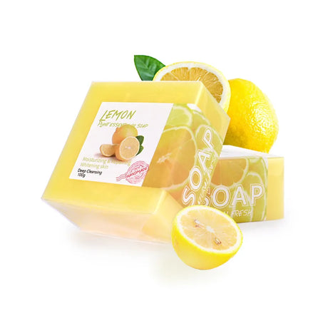Turmeric Soap with Plant Essential Oils, Handmade Cleansing Bar for Face & Body, Ginger-Infused Traditional Formula