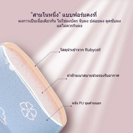 6 mini finger puff set with box, wet and dry concealer air cushion puff, used for makeup of eyes, nose and face.