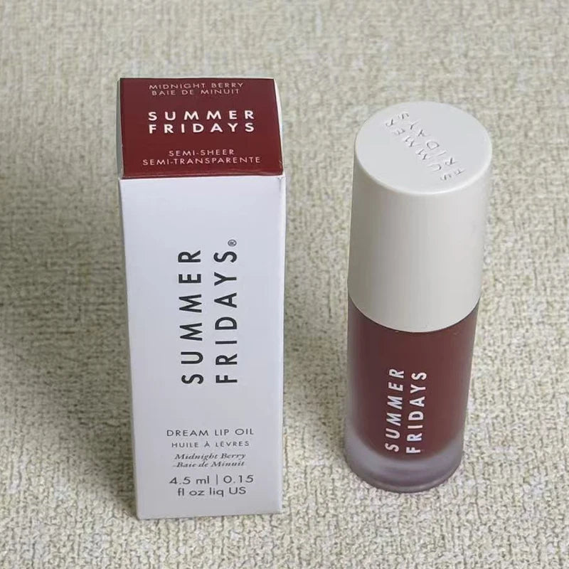Summer Friday's Lip Balm Moisturizing Mirror Lip Gloss Lip Vanilla Pink Sugar Coffee Cake Smell Lipstick Transparent Makeup Oil