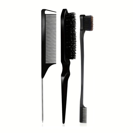 11 pcs High Quality Hair Brush Comb Set,with Hair Spray Bottle Scalp massager ,Wet Dry Curly Hair Detangling, Wide Tooth Combs