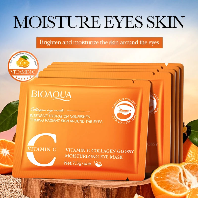 BIOAQUA Retinol Crystal Collagen Eye Mask Anti Dark Circles Anti-Wrinkles Moisturizing Anti-Aging Eye Patches Skin Care