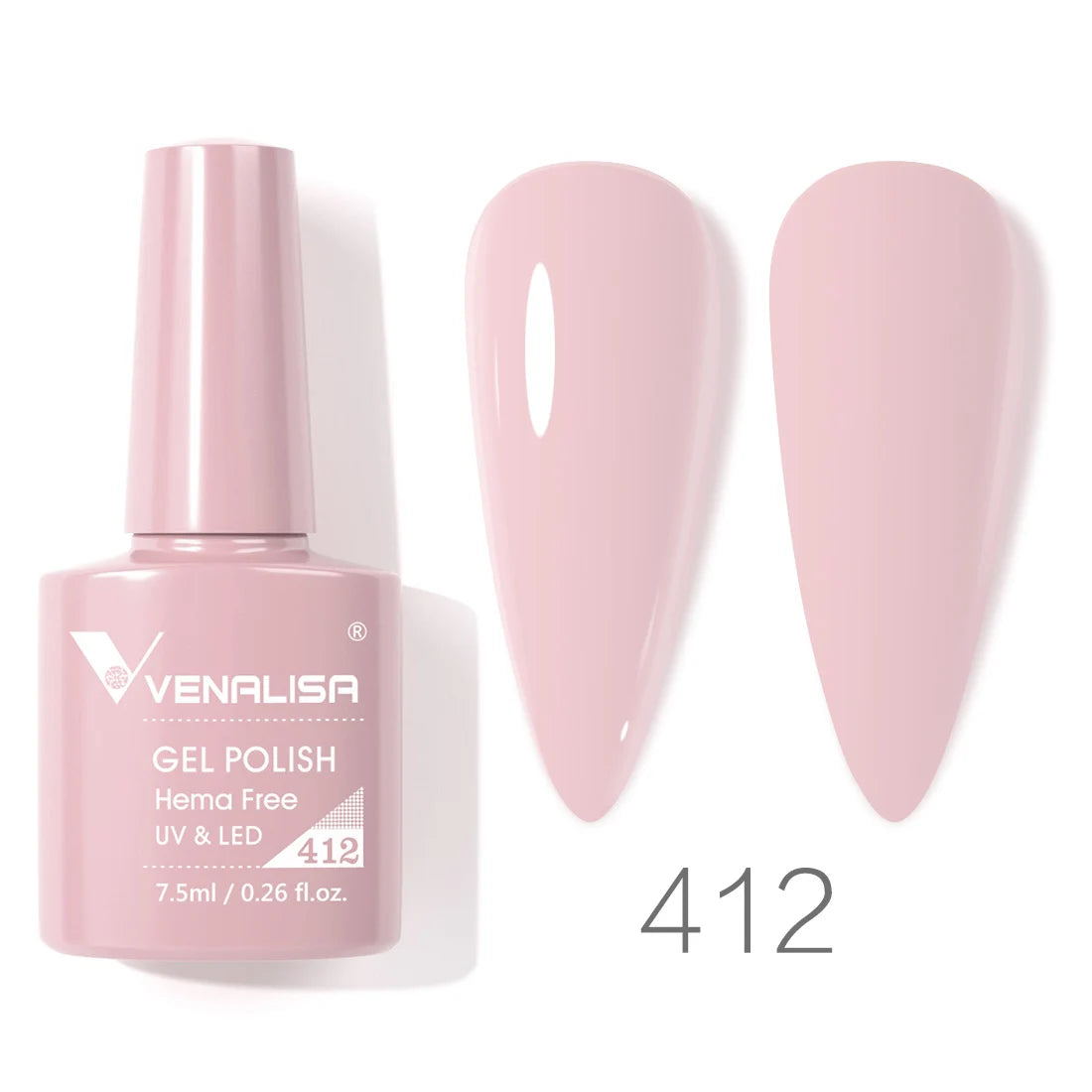 VIP5 Venalisa Nail Gel Polish Jelly Color HEMA/TPO FREE Nude Pink Semi Permanent Soak Off UVLED Gel Polish Sparkle Gel Varnish