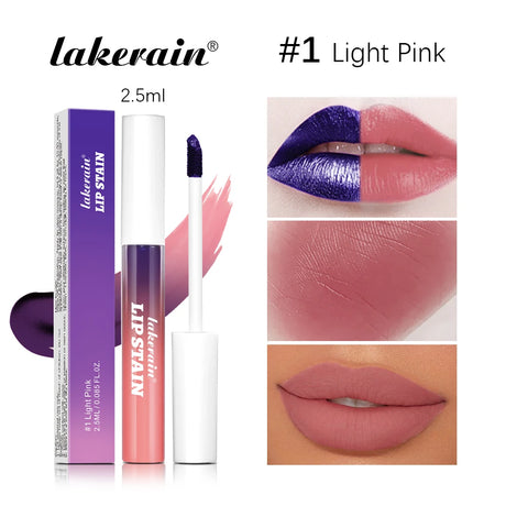 Blading Lip Gloss Peel and Stick Set Long-lasting Waterproof Pink Lip Gloss Transfer Resistant Natural Lip Cosmetics 3 Colors