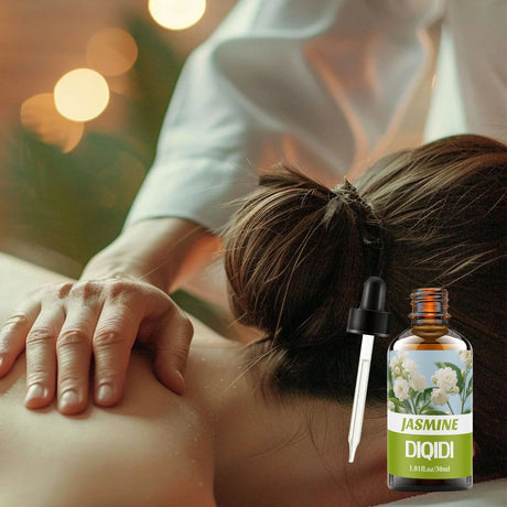 Jasmine essential oil, long-lasting floral fragrance, skin care, bath, spa, fragrance oil, diffuser, humidifier, home aromathera